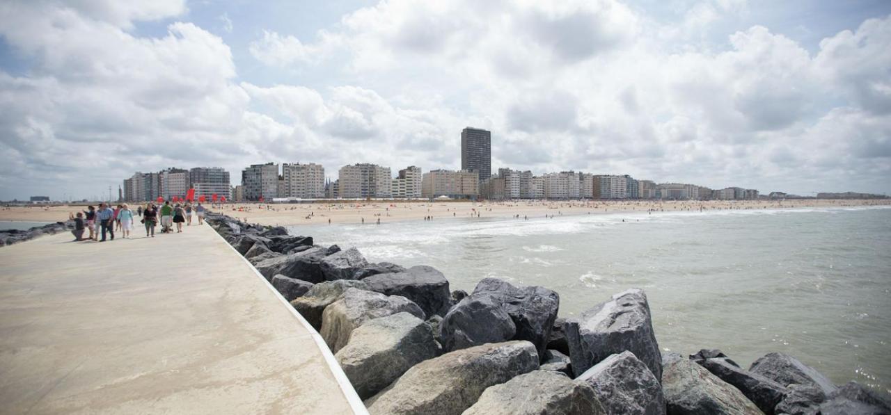 אוסטנדה Etage 2 - Appartement In Centrum, 300M Van Zee En Gratis Parking מראה חיצוני תמונה